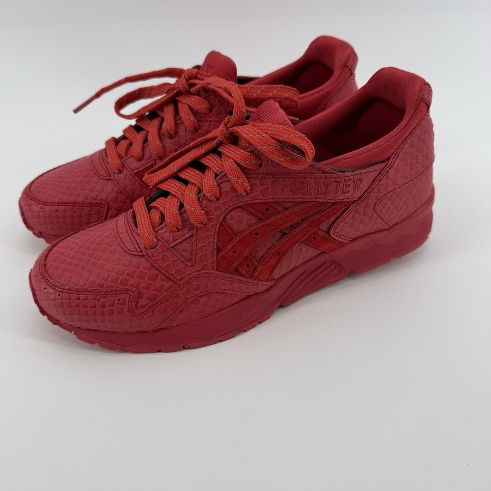 ASICS Gel Lyte V Red Mamba‎ Sneaker Mens Size 8 H51EK 2015 Rare Snake Embossed